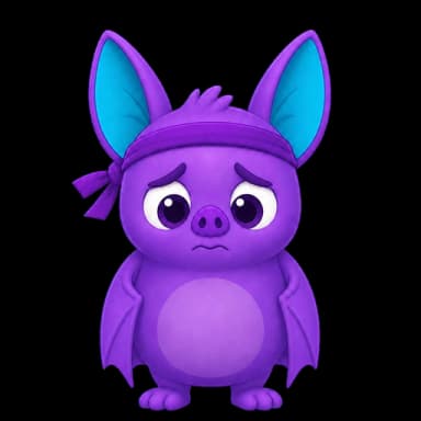 DarkSquares mascot, oops pose