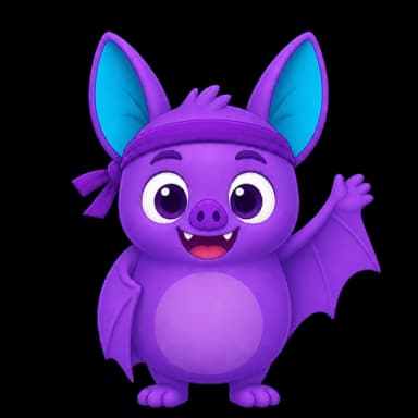DarkSquares mascot, waving pose