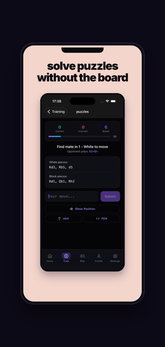 DarkSquares app screenshot